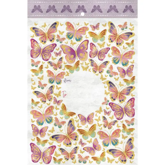 Pack/6: Beautiful Butterflies Theme Mailing Envelope - 11 x 1/2 x 15-1/2" {1}