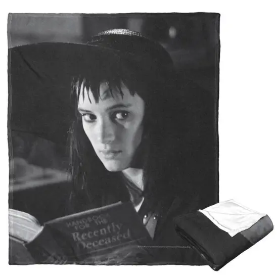 Warner Brothers Beetlejuice Silk Touch Throw Blanket One Big Dark Room {2}