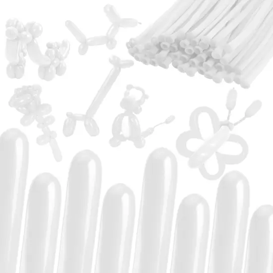 260 Balloons, 50pcs Long Balloons, White 260 Balloons, Long Balloons for Balloon Arch, Balloon Animals Kit, Balloons for Balloon Animals, Long Balloons Twisting Balloons {1}