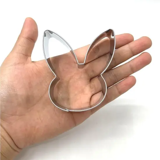 Easter Cookie Cutter Set, 3-pc, Egg, Bunny and Carrot, Stainless Steel {1}