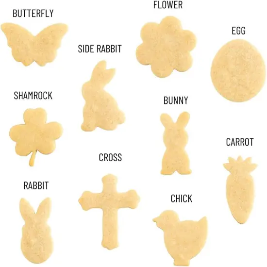 Cookie Cutter Set, Cookie Mold for Cakes Biscuits and Sandwiches (Easter 10 pack) {2}