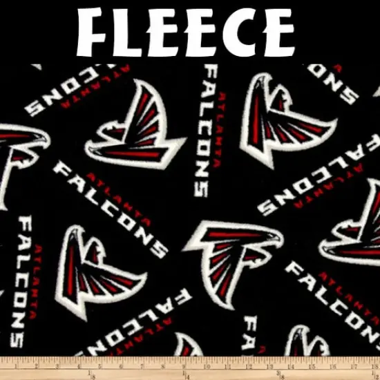 Licensed NFL Atlanta Falcons Fleece 6236-D Fabric by the Yard {1}