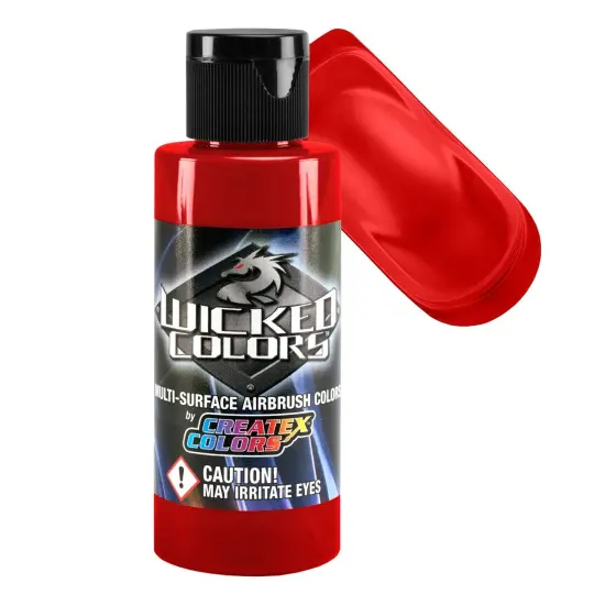 Crimson - Wicked Colors Airbrush Paint, Semi-Gloss Finish, 2 oz. {1}