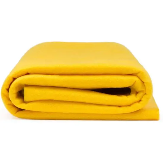 1 Yard 72&Prime; Wide Thick Craft DIY Arts Crafts Decorations Sewing Yellow Acrylic Felt Fabric Soft Durable 1.6mm {1}