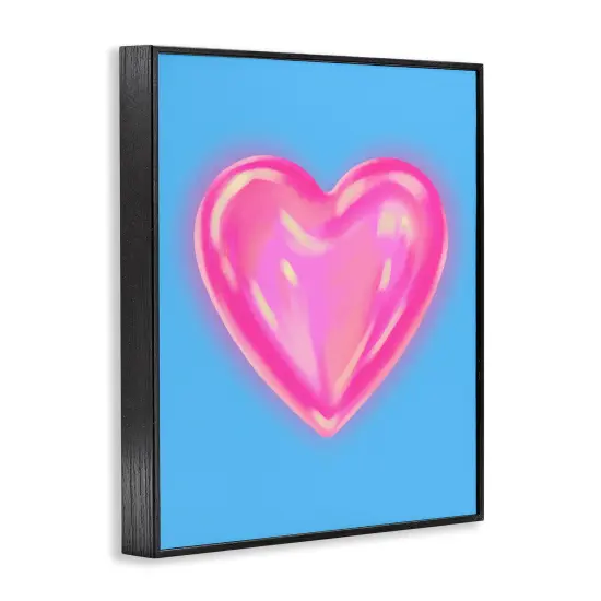 Stupell Industries Watercolor Sculptural Heart Framed Giclee Wall Art Design by House of Lulu {3}