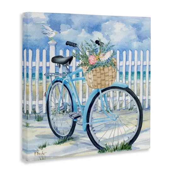 Stupell Industries Rosemary Beach Bicycle Canvas Wall Art Design by Paul Brent {3}
