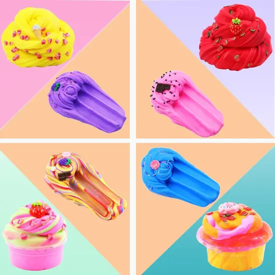 Milky White Slime Bucket with Premade Slime {5}