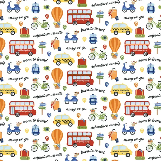 Born To Travel Double-Sided Cardstock 12"X12" {1}