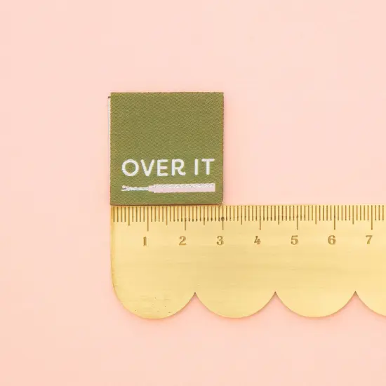 Over It Seam Ripper- Sewing Woven Clothing Labels {3}