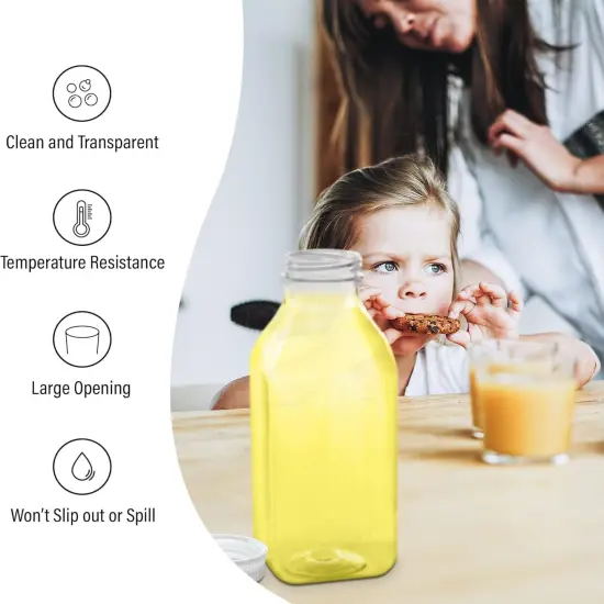 Plastic Juice Bottles (Pack of 8) {3}