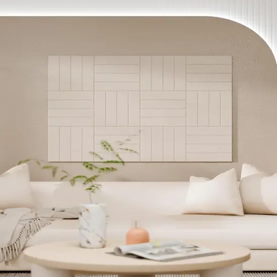 Felt Bulletin Board Tiles Large 48" x 36" Cork Board Alternative-12 Pack with 70 Adhesive Tabs {5}