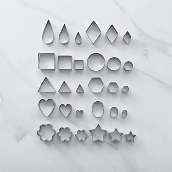 Mini Tiny Stainless Steel Cookie Cutters 30 Pieces {4}