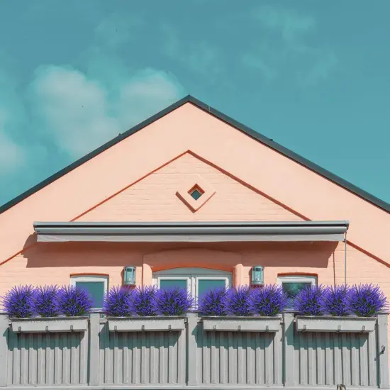 12 Bundles Summer Bushes Fake Outdoor Flowers {3}