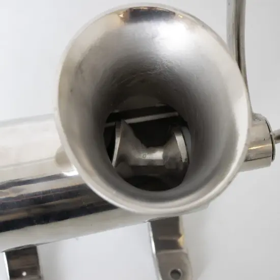 Lehman's Clamp-Down Meat Grinder #12, Manual Hand-Cranked Stainless Steel Meat Grinder for Home Use, Easy to Clean and Store {4}