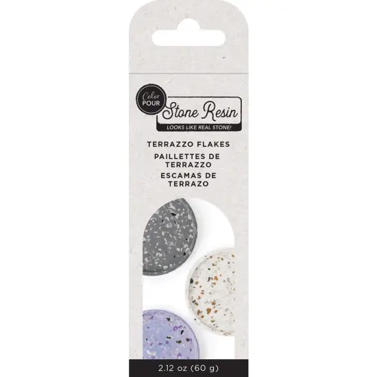 American Crafts Stone Resin Terrazzo Flakes 3/Pkg {1}