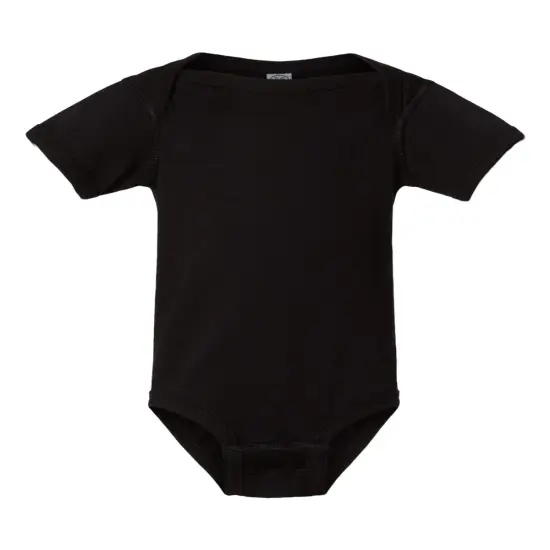 Rabbit Skins&reg; Soft Infant Fine Jersey Bodysuit - 4424 Black {2}