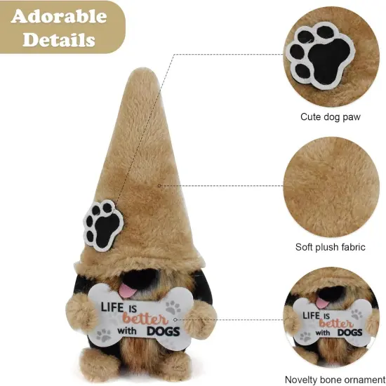 Dog Gnomes Plush Ornaments {4}