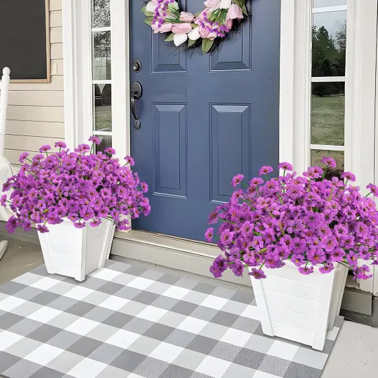 48 Bundles Summer Bushes Outdoor Artificial Flowers {3}
