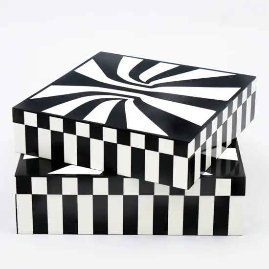 Hyphnotic Pattern Box - Set of 2 {1}