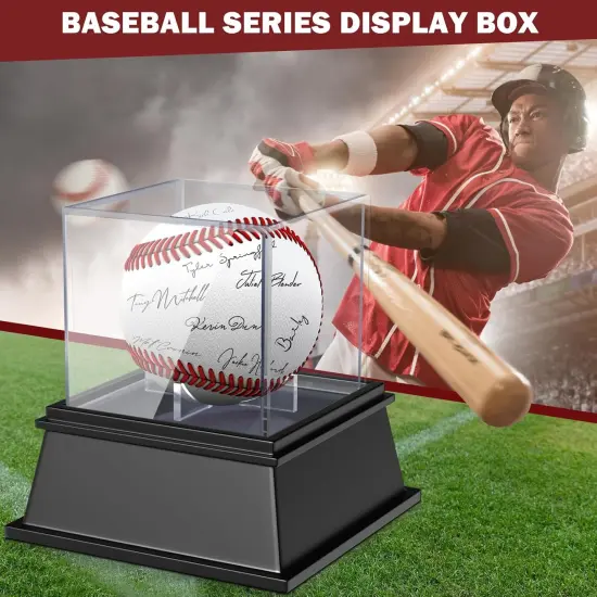 Baseball Display Case, Baseball Holder Display Case, Acrylic UV Protected Baseball Case for Display, Baseball Display Case for Autographed Baseball {2}