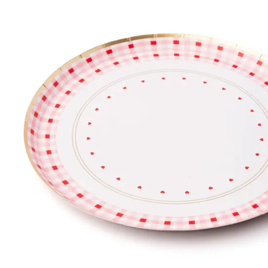 ELEGANT VALENTINE DESSERT PLATES {2}