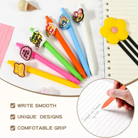 10Pcs Funny Ballpoint Pens with Motivational Quotes Emotional Support for Adults Bulk for Coworkers Team Staff Funny Office Stationary (Motivational 1) {2}