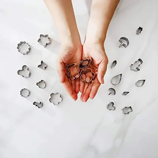 Mini Tiny Stainless Steel Cookie Cutters 30 Pieces {3}
