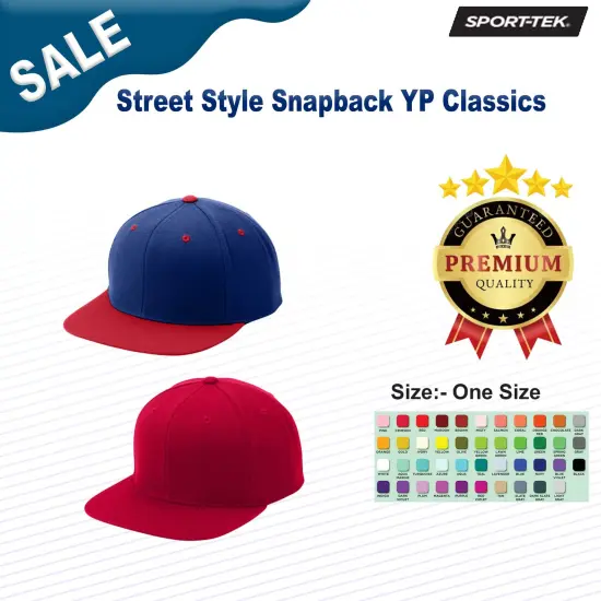 Sport-Tek&reg; Street Style Snapback YP Classics True Navy {3}