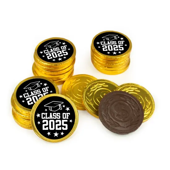 Graduation Candy Party Favors Class of 2025 Chocolate Coins {2}