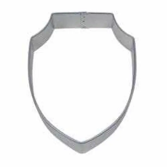 4&rdquo; Plaque Shield Metal Cookie Cutter {1}
