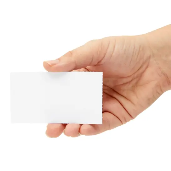 100 Pack Blank Business Card Paper for Printer, Inkjet and Laser Printable Sheets, 1000 Cards, Multi Purpose Office Supplies, 3.5 x 2 In, White {7}