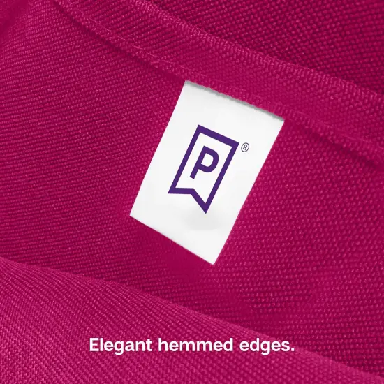 Rectangle Tablecloth - 90 x 156 Inch Fuchsia Table Cloth for 8 Foot Table with Floor-Length Drop - Heavy Duty Washable Fabric - 8 Ft Buffet Table, Holiday Party, Wedding & Baby Showert {5}