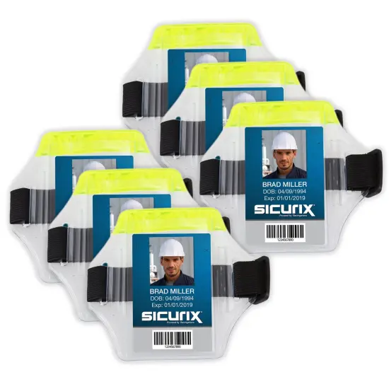 Reflective Armband Badge Holder, Pack of 6 {1}