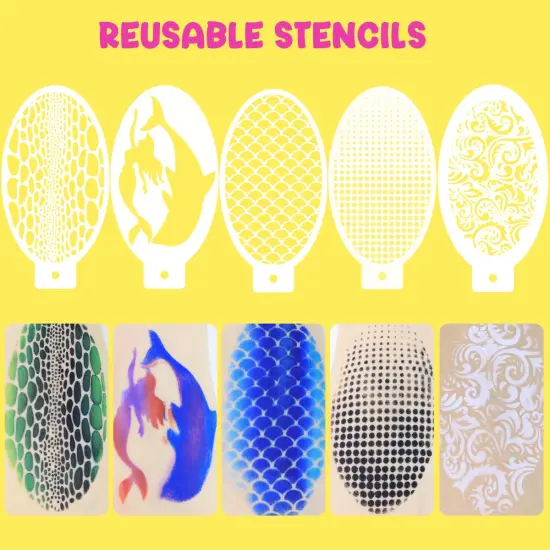 Face Paint Kit(red, orange, yellow, green, blue, purple, pink) {5}