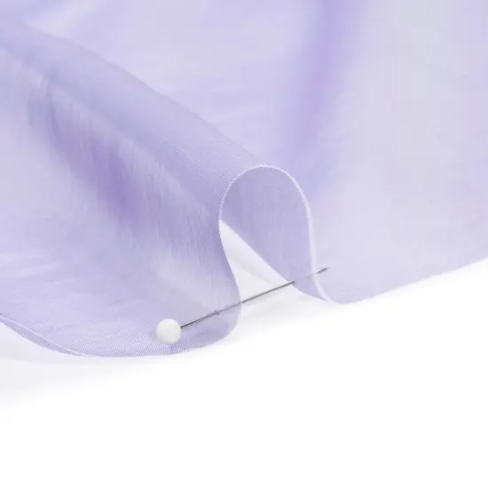 1 Yard Lavender and Silver Iridescent Chiffon-Like Silk Voile 54" Wide, Silk Lightweight Sheer Fabric {2}