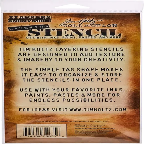 Tim Holtz Layered Stencil(Paper) {2}