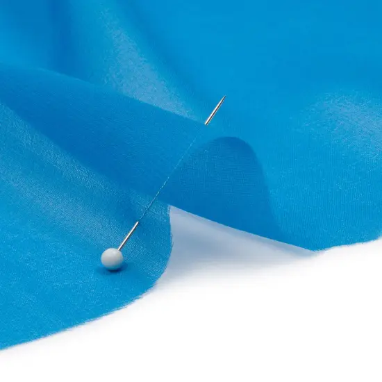 1 Yard Sheer Silk Chiffon Fabric Lightweight Flowing Directoire Blue 54 inch Width {3}