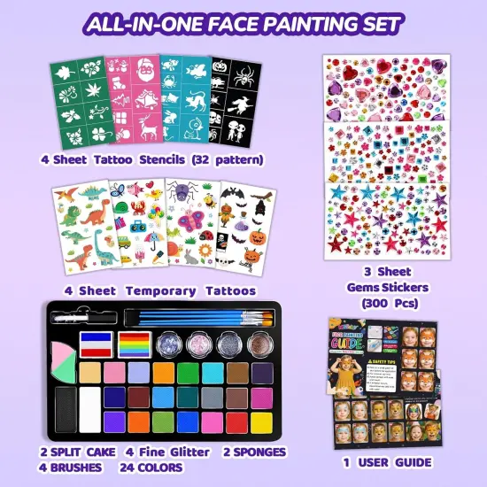 Face Painting Kit(Multicolor) {2}