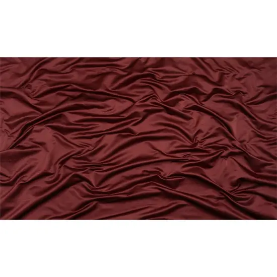 1 Yard Wine Silk Duchesse Satin Luxury Formal Gown Fabric, 59 Inches Wide {3}