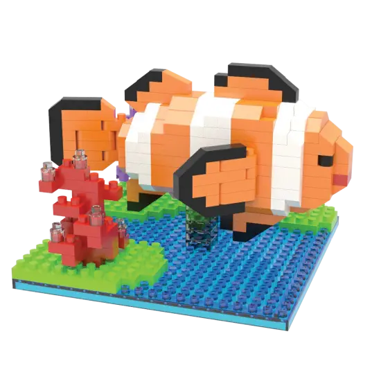 Mini Building Blocks - Clown Fish {5}