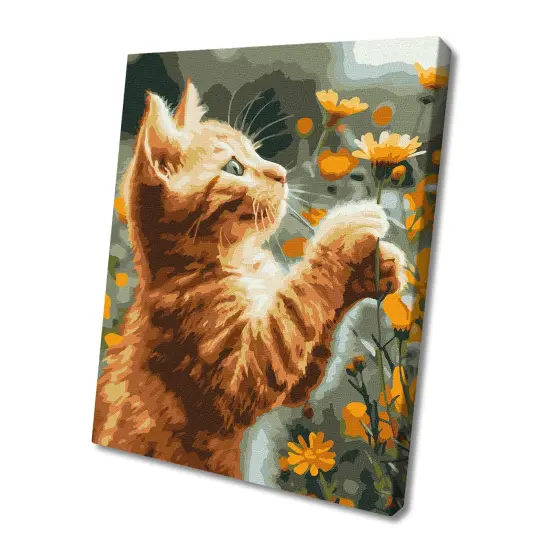 Painting by Numbers kit Red fluffy KHO6607 {1}