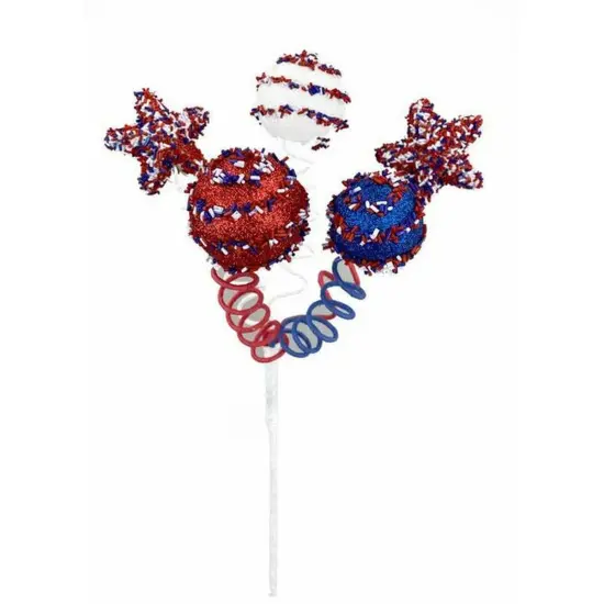 16" Patriotic Cake Pop Spray {1}