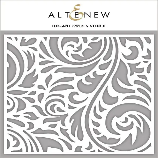 Elegant Swirls Stencil {1}