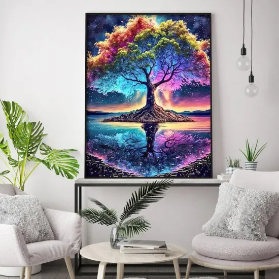 DIY 5D Diamond Painting Kits for Adults Diamond Art Tree of Life Diamond Painting Full Drill Crystal Rhinestone Embroidery Craft Kits for Home Wall Decor Gifts, Diamond Art Kits B10045 {2}