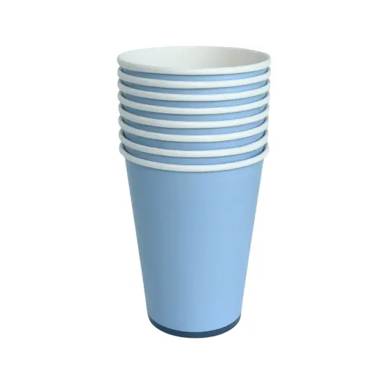 SKY BLUE SIGNATURE CUPS {5}