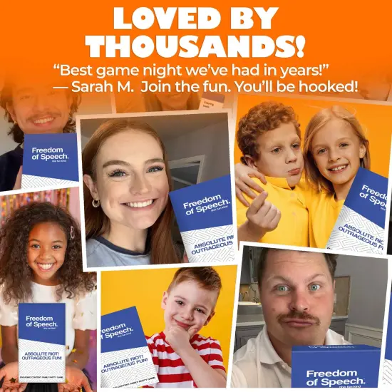 Board Game Freedom of Speech Family Edition - Guess The Word {6}