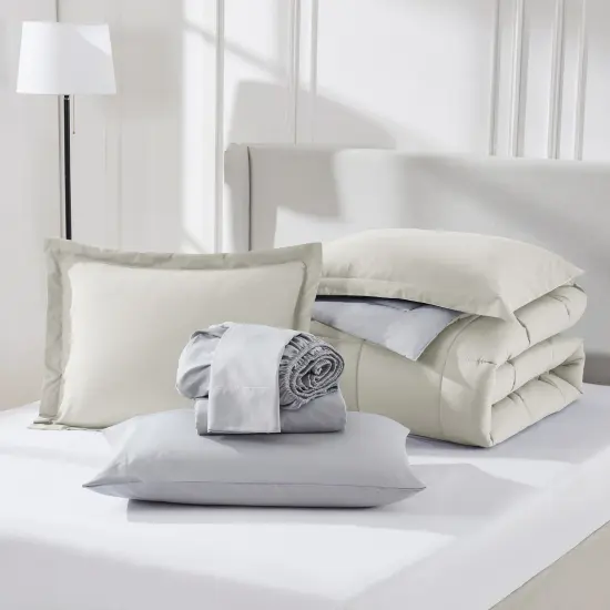 Nestl Reversible Bed in a Bag with Set of 2 Cooling Pillow {3}