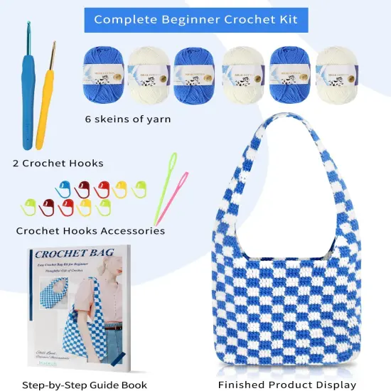 Crochet Kit for Beginners (Crochet Tote Bag) {2}
