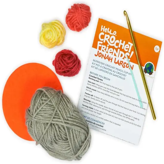 Pencil Cup Crochet Kit for Beginners {3}