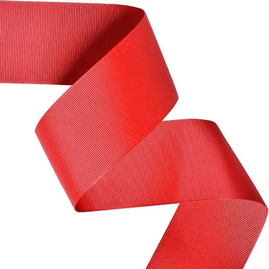 Red Grosgrain Ribbon, 2 Inch 10 Yards, Great for Crafts Bows Flower Bouquet Wedding Home Decor Gift Wrapping {2}